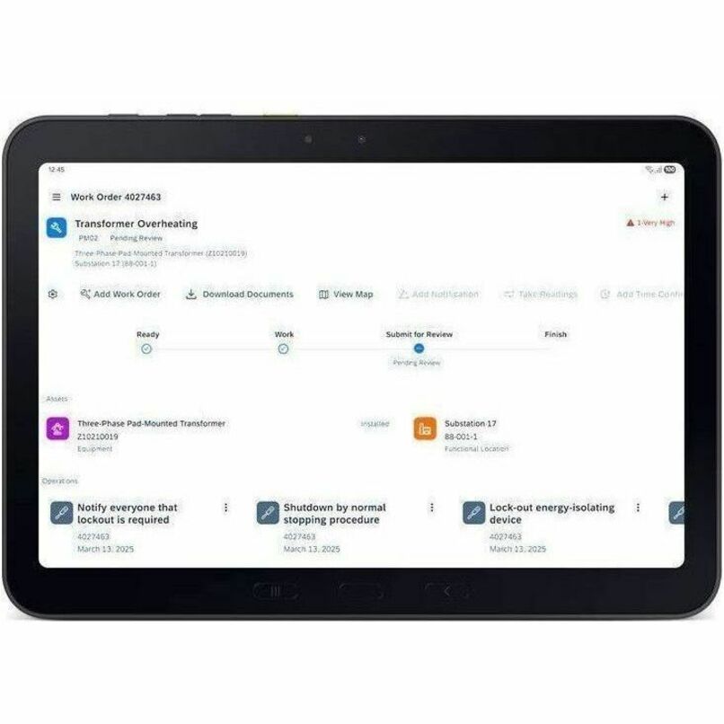 Samsung Galaxy Tab Active5 Pro 5G Enterprise Edition Rugged Tablet - 10.1" WUXGA - Qualcomm SM7635 Snapdragon 7s Gen 3 (4 nm) Octa-core - 6 GB - 128 GB Storage - Android 15 - 5G - Green - 1 Each - SM-X358UZGAN45
