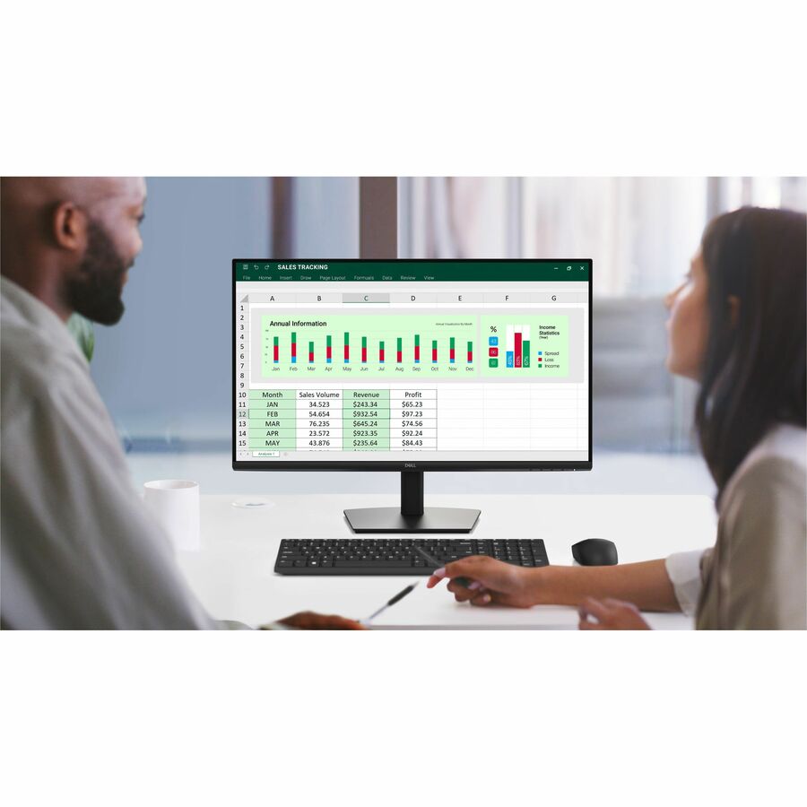 Dell Pro E2725HM 27" Class Full HD LED Monitor - 16:9 - Black - DELL-E2725HM