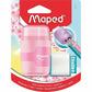 Maped Pastel Duo Connect Pencil Sharpener & Eraser - 049230