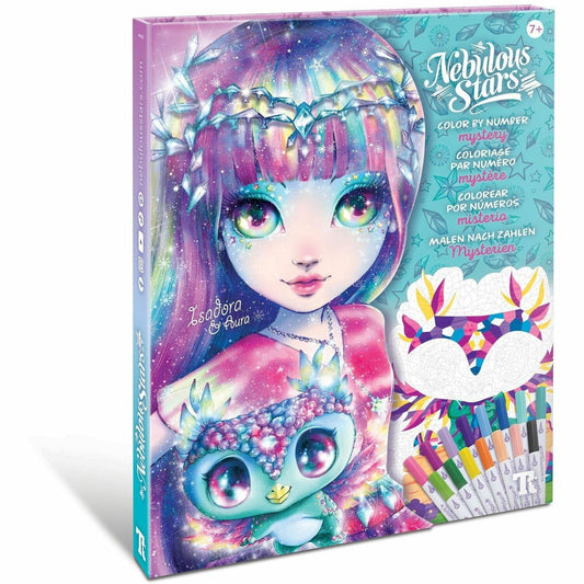Nebulous Stars Color by Number Book Set - Mystery Printed Book