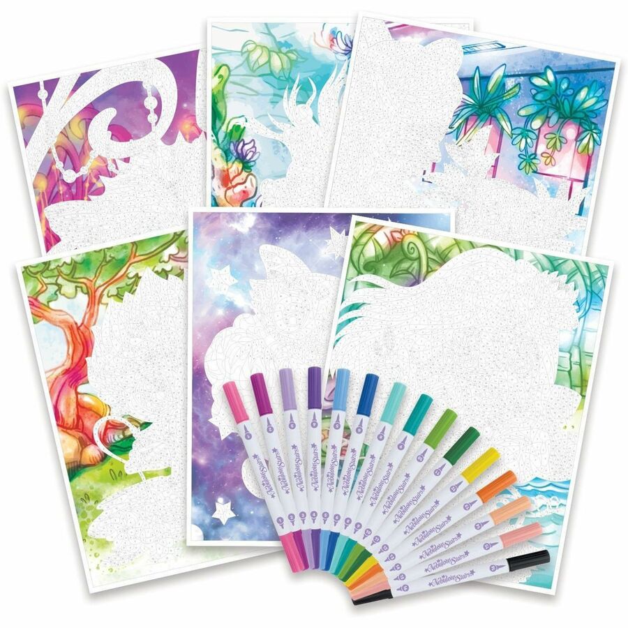 Nebulous Stars Color by Number Book Set - Mystery Printed Book - TT11382