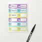 Avery No-Iron Fabric Labels, Preprinted Cute Animals, Preprinted Borders, Handwrite, 3/4" x 1-3/4" - 40770