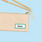 No-Iron Fabric Name Labels, Rainbow Borders Preprinted Borders, Handwrite, 3/4" x 1-3/4" - 40706