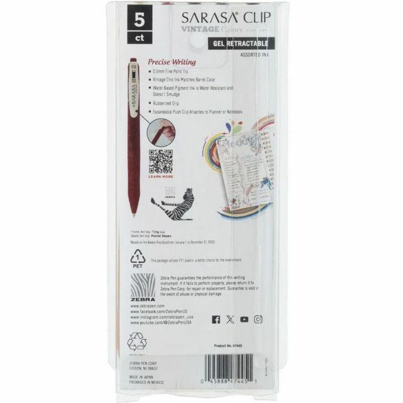 Sarasa Clip Vintage Gel Retractable - 47455