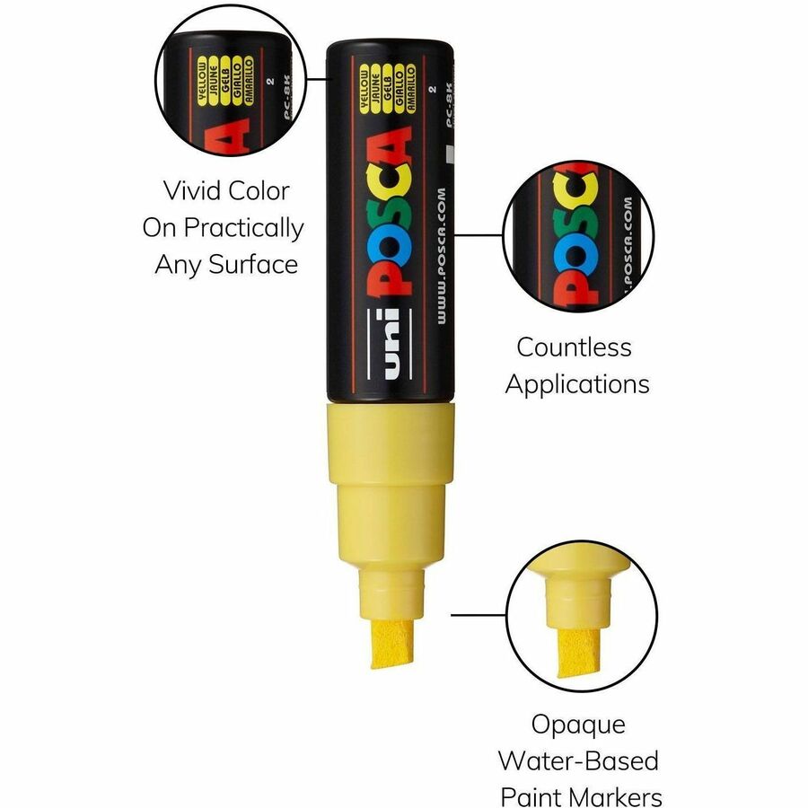 uniball™ Posca Paint Marker - PC8KYELLOW