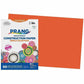 Prang Construction Paper, Orange, 12" x 18" , 50 Sheets