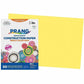 Prang Construction Paper, Yellow, 12" x 18" , 50 Sheets
