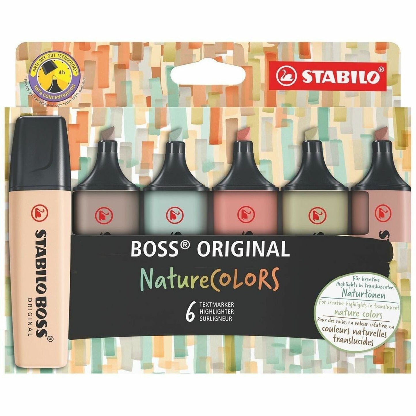 Quo Vadis STABILO BOSS Original NatureCOLORS x6