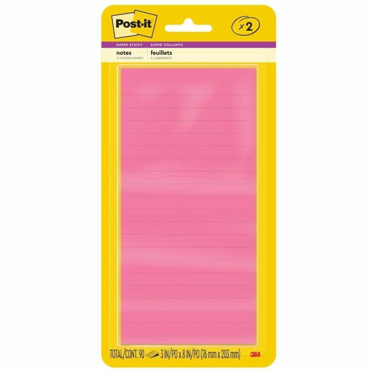 Post-it&reg; Super Sticky Adhesive Note