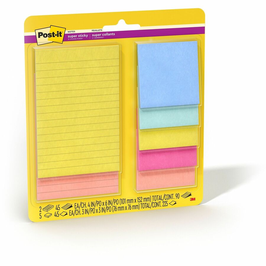 Post-it&reg; 4423-7SSJOY Adhesive Note - 4423-7SSJOY