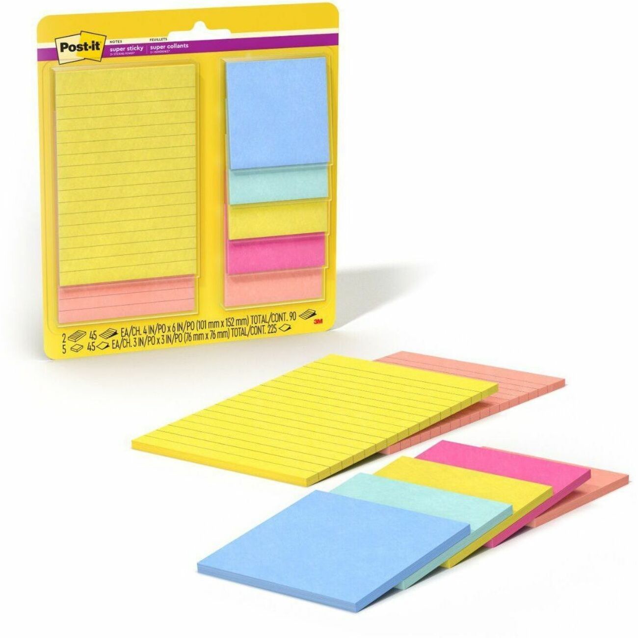 Post-it&reg; 4423-7SSJOY Adhesive Note
