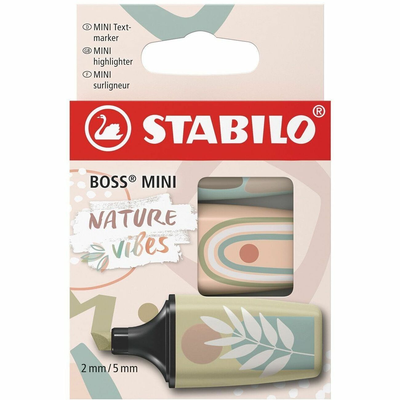 Quo Vadis STABILO BOSS MINI Nature vibes x6