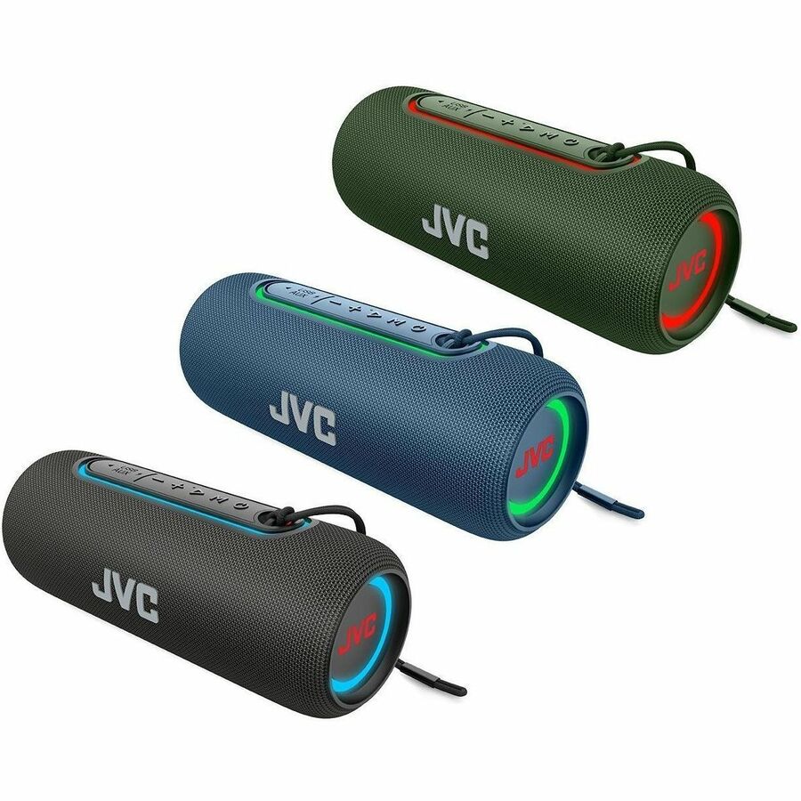 JVC SP-PA5BT Portable Bluetooth Speaker System - 20 W RMS - Siri, Google Assistant Supported - Black - SP-PA5BT