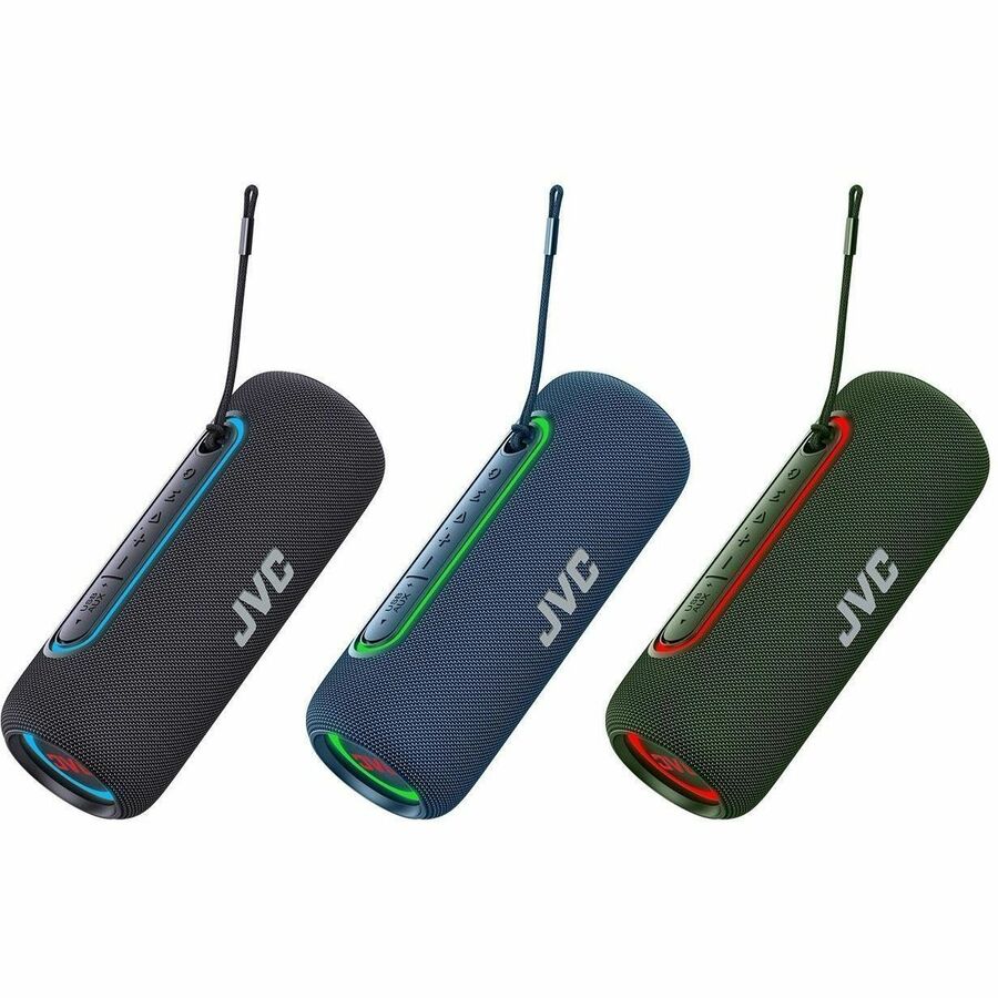 JVC SP-PA5BT Portable Bluetooth Speaker System - 20 W RMS - Siri, Google Assistant Supported - Black - SP-PA5BT