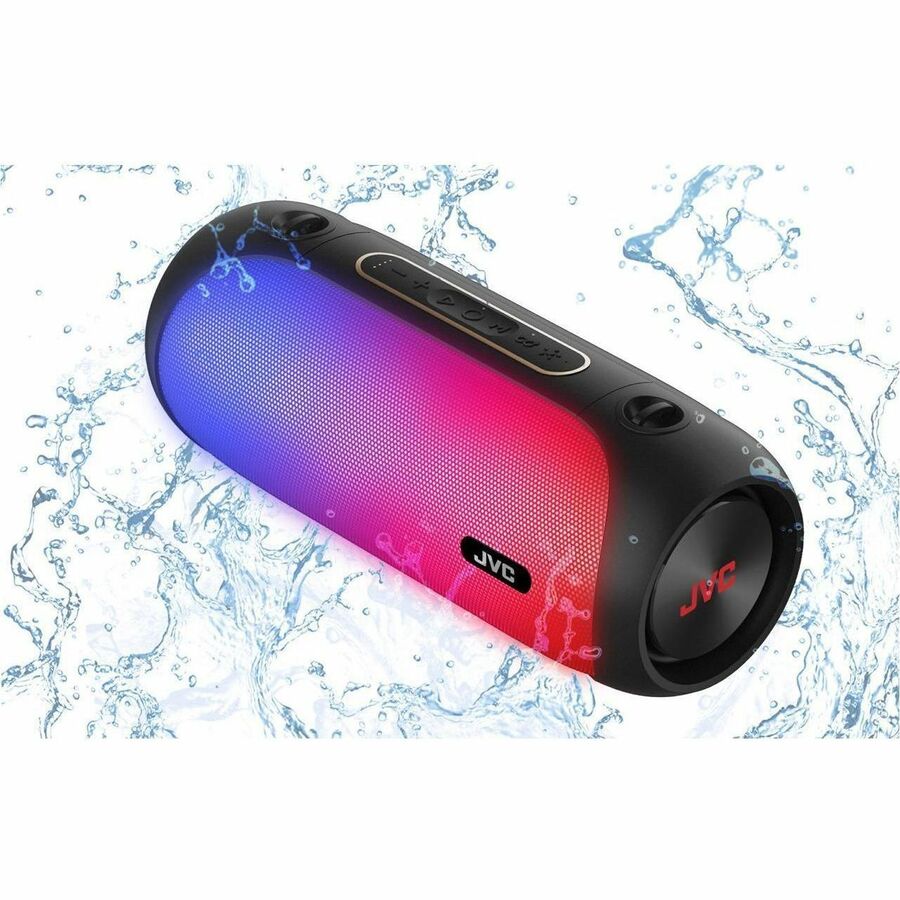 JVC SP-PA7BT Portable Bluetooth Speaker System - 30 W RMS - Google Assistant, Siri Supported - Black - SP-PA7BT