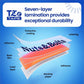 Brother Genuine P-touch TZe334 GLD on BK Label Tape, Laminated, 12mmX8m - TZE334G