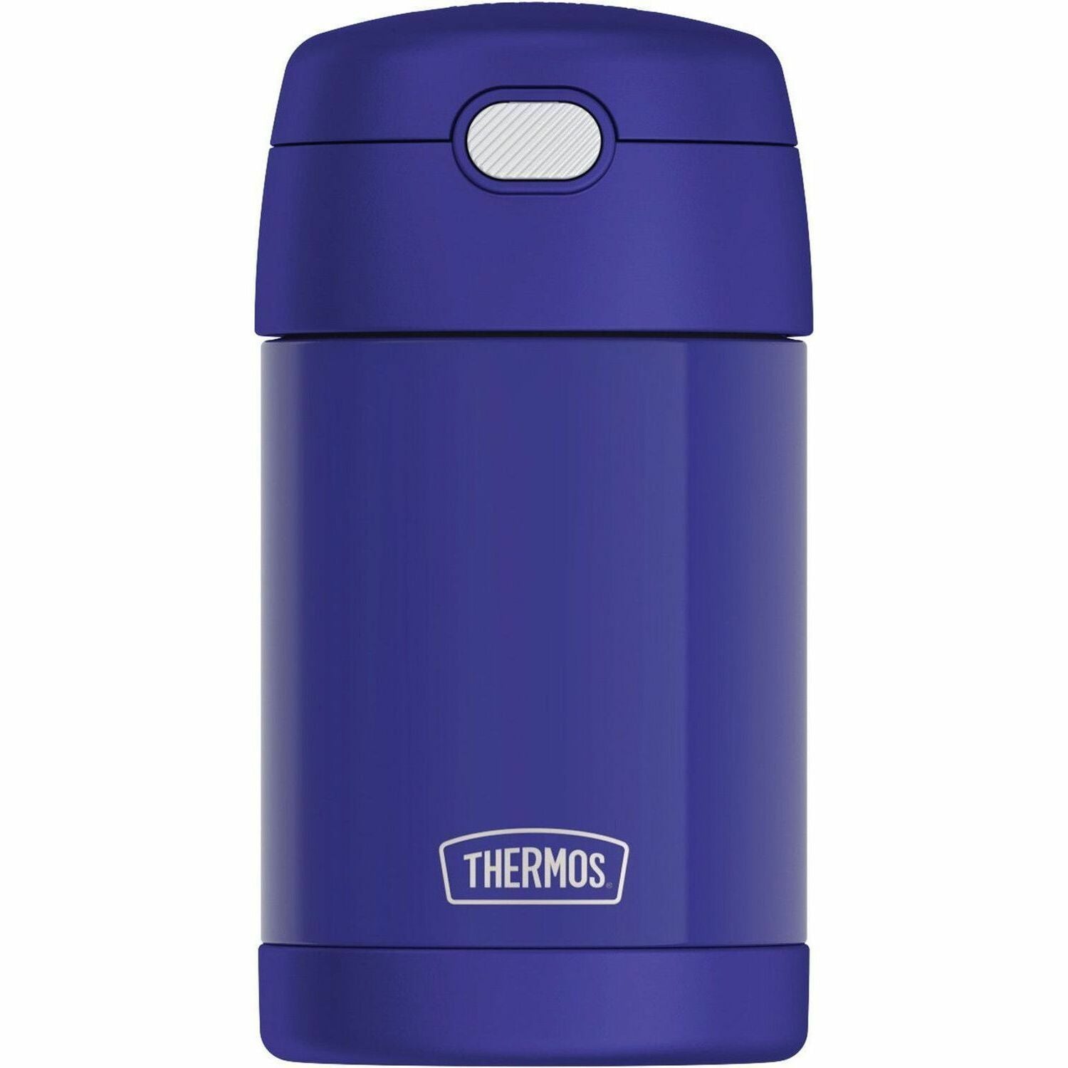 Thermos Neon Purple Stainless Steel FUNtainer Food Jar w/ Folding Spoon 470mL