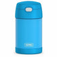 Thermos Electric Blue Stainless Steel FUNtainer Food Jar w/ Folding Spoon 470mL