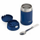 Thermos Navy Stainless Steel FUNtainer Food Jar w/ Folding Spoon 470mL - F31104NY6