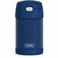 Thermos Navy Stainless Steel FUNtainer Food Jar w/ Folding Spoon 470mL - F31104NY6