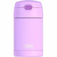 Thermos Electric Purple Stainless Steel FUNtainer Food Jar w/ Folding Spoon 470 - F31104LV6