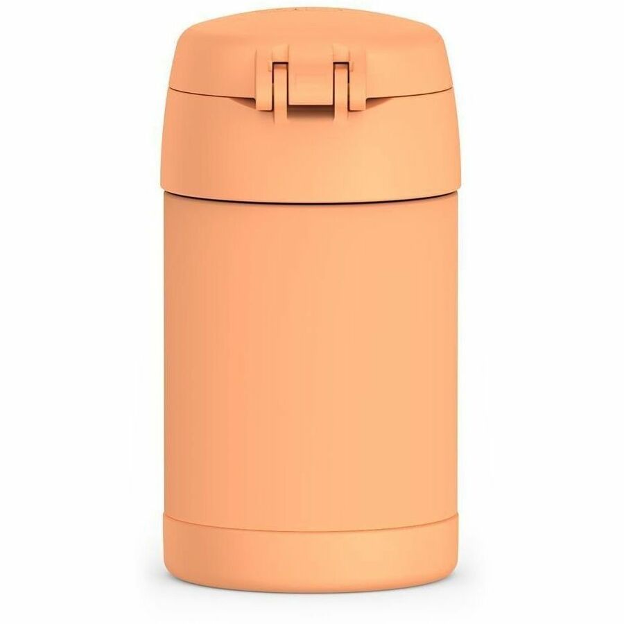 Thermos Orange Stainless Steel FUNtainer Food Jar w/ Folding Spoon 470mL - F31104OR6