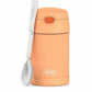 Thermos Orange Stainless Steel FUNtainer Food Jar w/ Folding Spoon 470mL - F31104OR6
