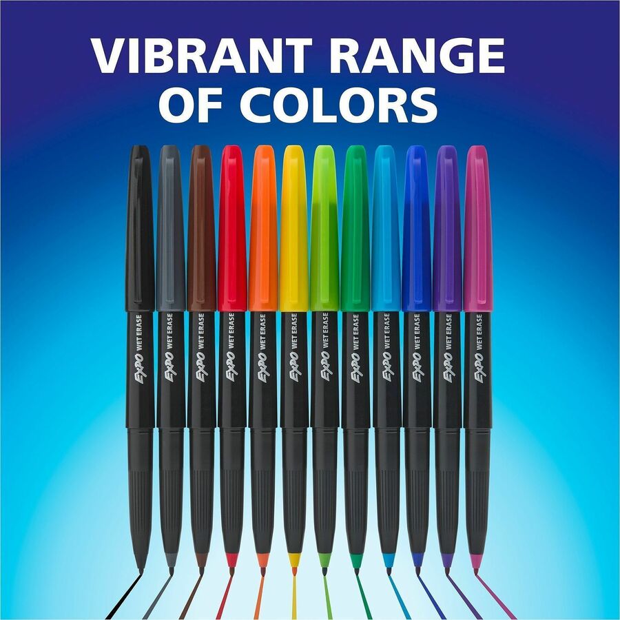 Expo Wet Erase Markers, Ultra Fine Tip - 2134345B