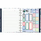 Blueline NotePro Notebook, Fashion Collection, Hard Cover, Twin-Wire Binding, 192 Pages, 9-1/4" x 7-1/4" , FSC Certified, Recycled Paper, Tranquil Blooms - A9C.01