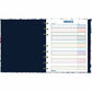 Blueline NotePro Notebook, Fashion Collection, Hard Cover, Twin-Wire Binding, 192 Pages, 9-1/4" x 7-1/4" , FSC Certified, Recycled Paper, Tranquil Blooms - A9C.01