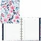 Blueline NotePro Notebook, Fashion Collection, Hard Cover, Twin-Wire Binding, 192 Pages, 9-1/4" x 7-1/4" , FSC Certified, Recycled Paper, Tranquil Blooms