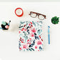 Blueline NotePro Notebook, Fashion Collection, Hard Cover, Twin-Wire Binding, 192 Pages, 9-1/4" x 7-1/4" , FSC Certified, Recycled Paper, Tranquil Blooms - A9C.01