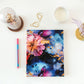 Blueline NotePro Notebook, Fashion Collection, Hard Cover, Twin-Wire Binding, 192 Pages, 9-1/4" x 7-1/4" , FSC Certified, Recycled Paper, Midnight Floral - A9C02