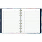 Blueline NotePro Notebook, Fashion Collection, Hard Cover, Twin-Wire Binding, 192 Pages, 9-1/4" x 7-1/4" , FSC Certified, Recycled Paper, Midnight Floral - A9C02