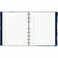 Blueline NotePro Notebook, Fashion Collection, Hard Cover, Twin-Wire Binding, 192 Pages, 9-1/4" x 7-1/4" , FSC Certified, Recycled Paper, Midnight Floral - A9C02