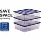 Bankers Box 12L Nestable Plastic Storage Box - 10 Ctn - 100138048