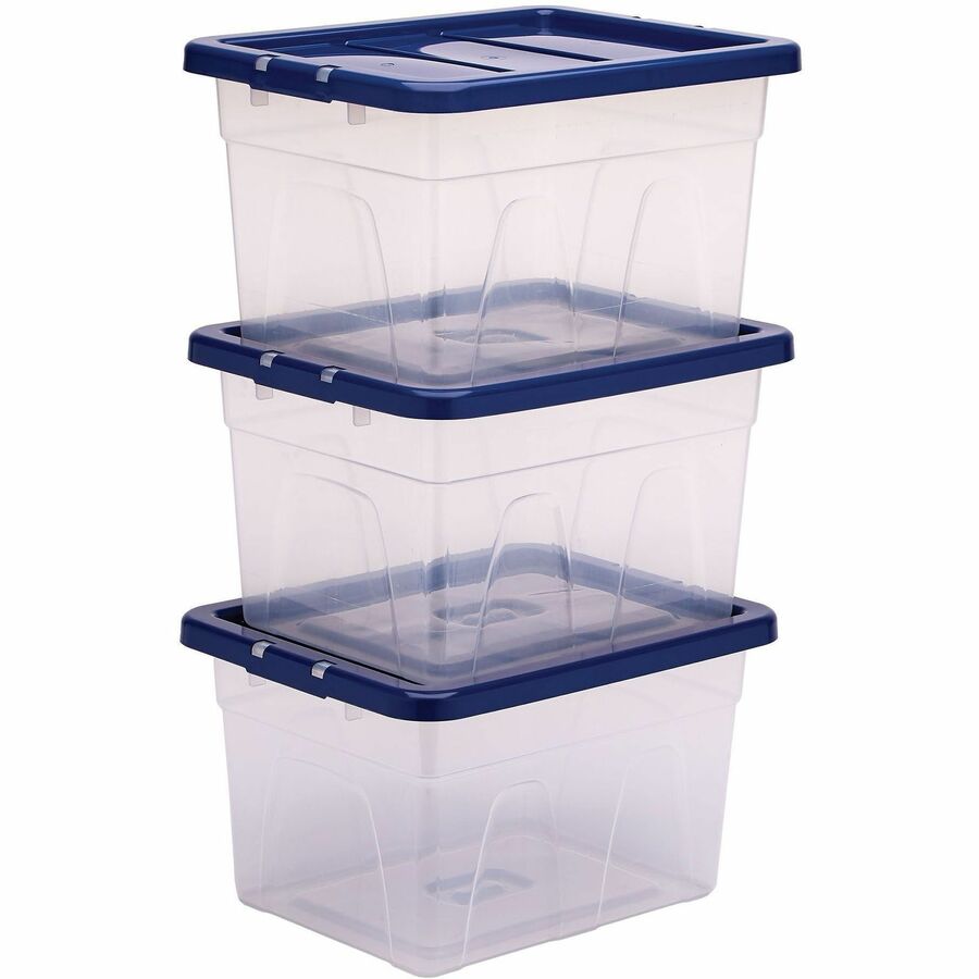 Bankers Box 22L Nestable Plastic Storage Box - 10 Ctn - 100138052