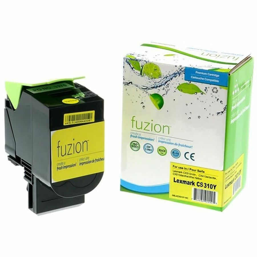 fuzion Compatible Toner High Yield for Lexmark 70C1HY0 - Yellow