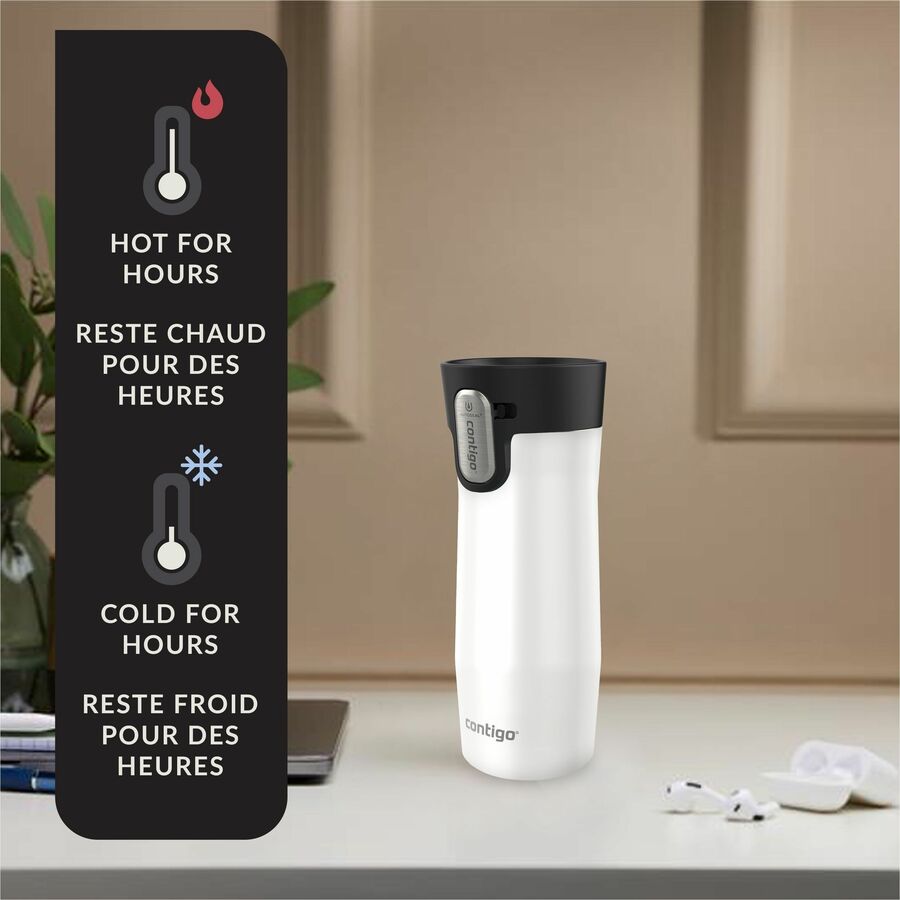 Contigo - West Loop 3.0 Stainless Steel Travel Mug - 16 oz - Salt - 2220450