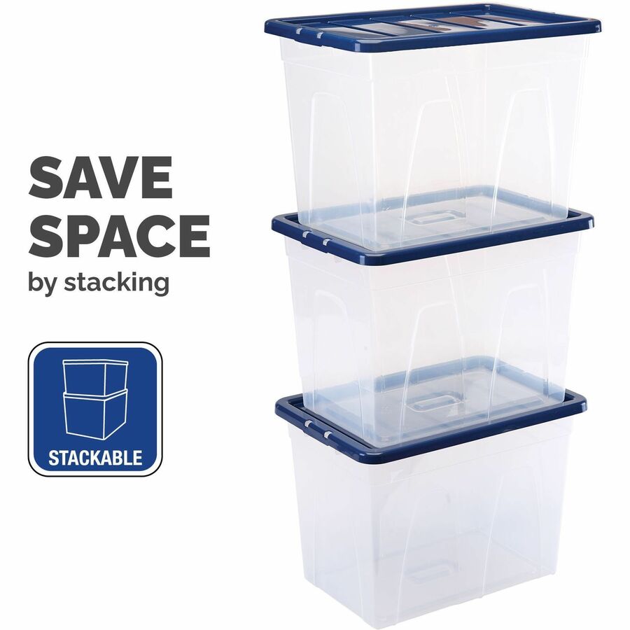 Bankers Box 64L Nestable Plastic storage Box - 10Pk - 100138054