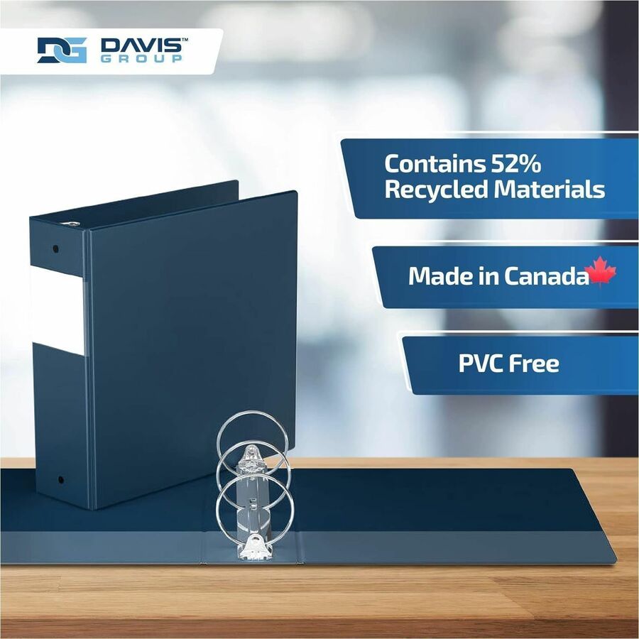 Davis Group Binder 3" Round Navy - 2314-72