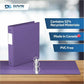 Davis Group Premium Economy, Round Ring, Binder, (Purple, 1.5") - 2312-69