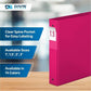 Davis Group Premium Economy, Round Ring, Binder, (Pink, 1.5") - 2312-43