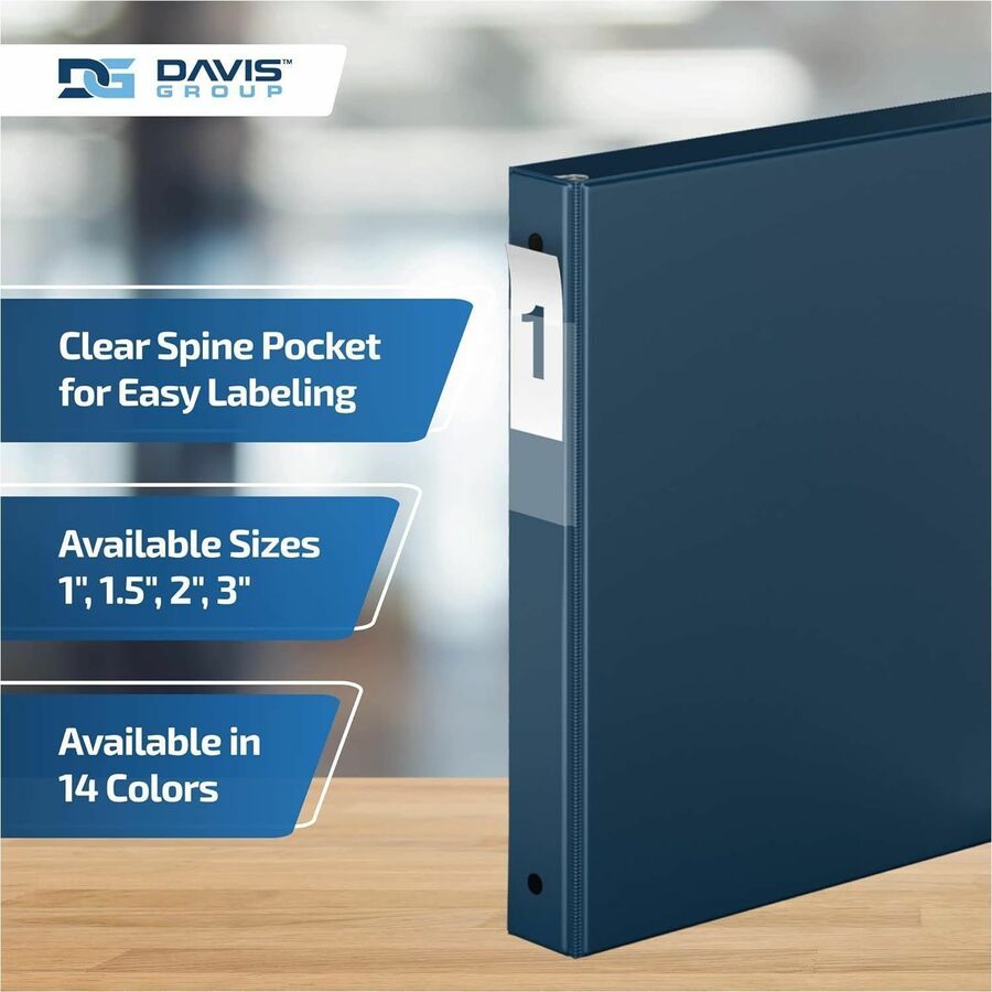 Davis Group Essential Premium Economy Round Ring Binder - 2311-72