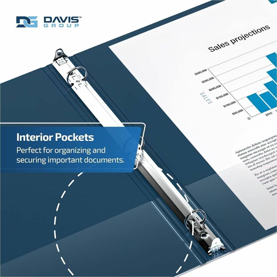 Davis Group Essential Premium Economy Round Ring Binder - 2311-72