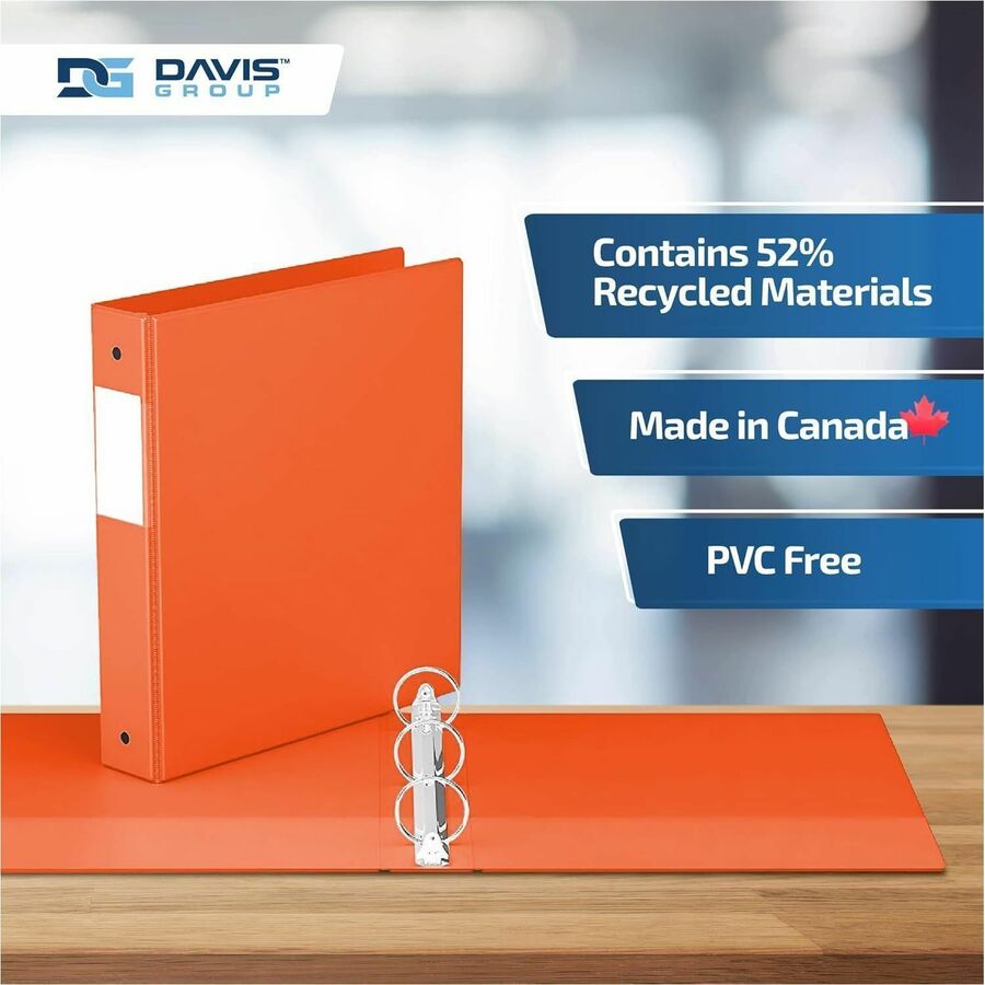 Davis Group Binder 1.5" Round Orange - 2312-19