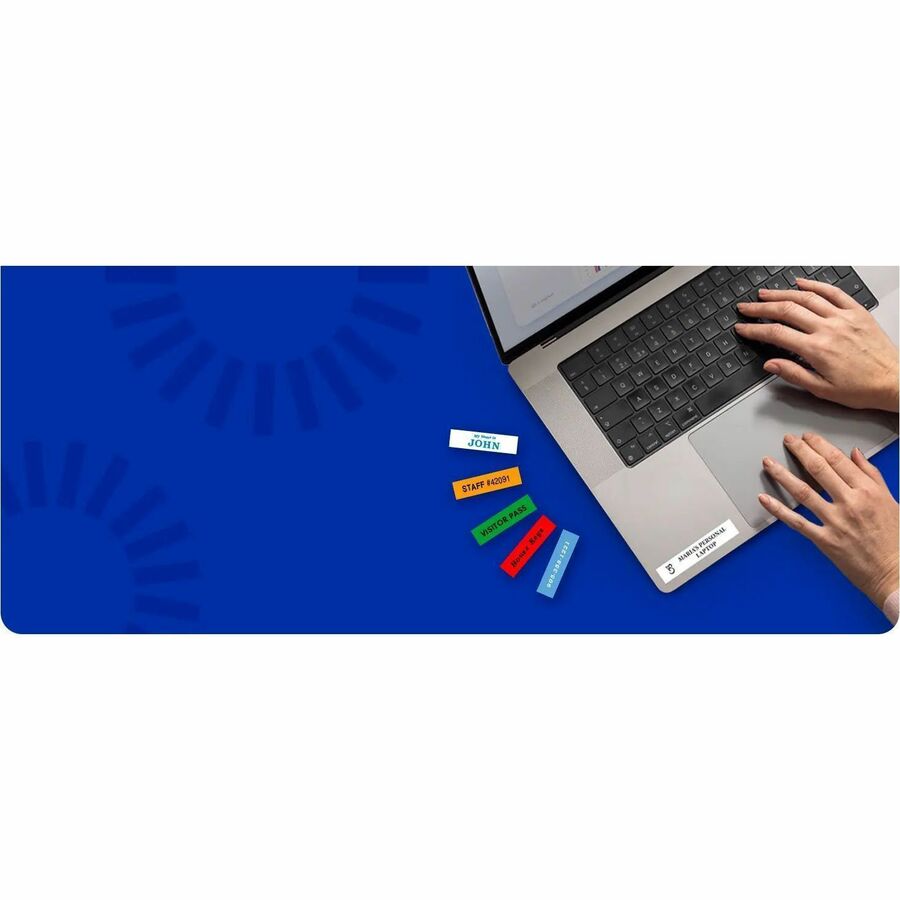 Brother Genuine P-touch TZe232 RD on WHT Label Tape, Laminated, 12mmX8m - TZE232G