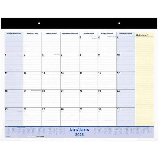 CALEN.DESK/WALL PAD MONTH22X17