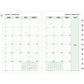 DayTimer 2 Pages Per Month Planner Refill, Desk Size, 8-1/2" x 5-1/2" , Bilingual - 685042601
