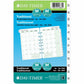 DayTimer 2 Pages Per Month Planner Refill, Desk Size, 8-1/2" x 5-1/2" , Bilingual